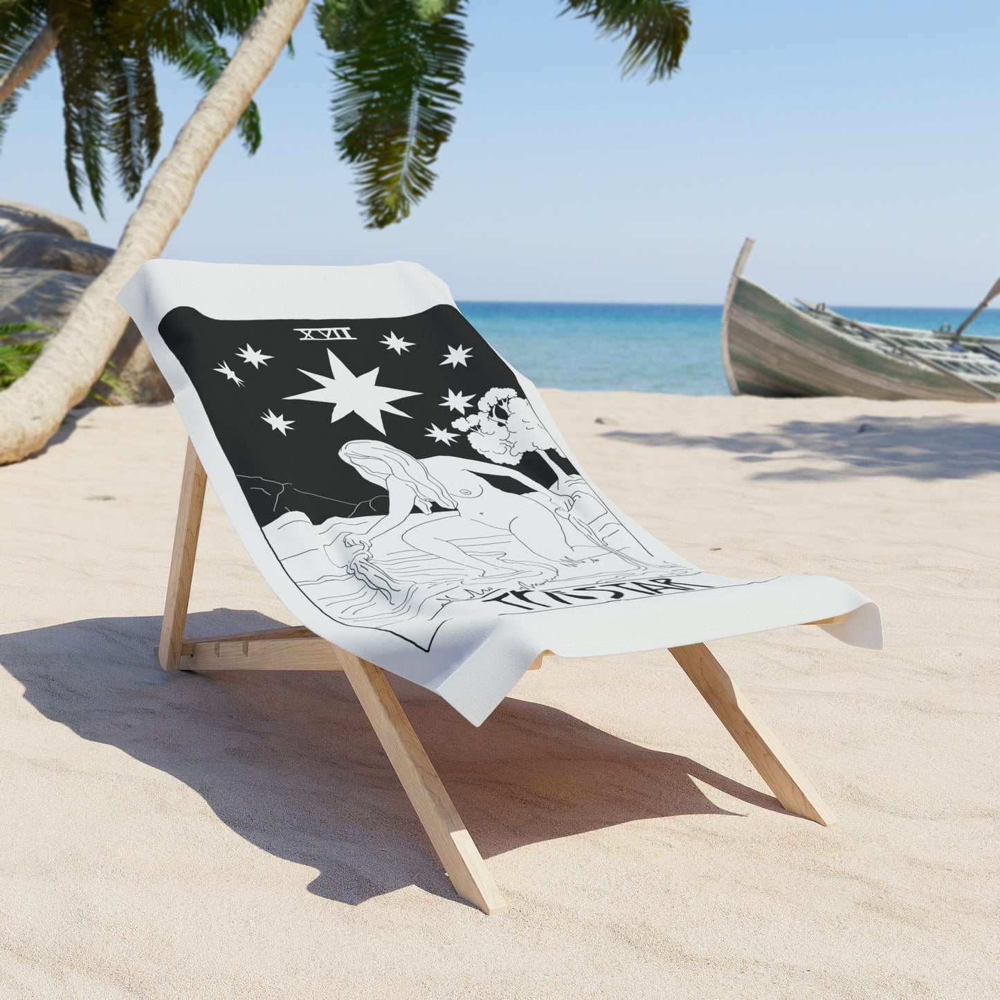 Beach Towel 'The Star' Tarot Card
