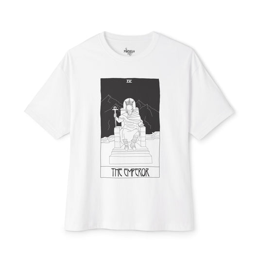 Unisex Oversized Boxy Tee "The Emperor' Tarot Card