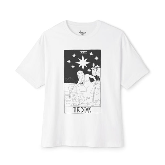 Unisex Oversized Boxy Tee 'The Star' Tarot Card