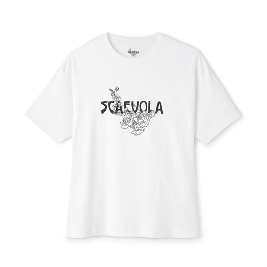 Unisex Oversized Boxy Tee Scaevola 'Maior Arcana' Logo