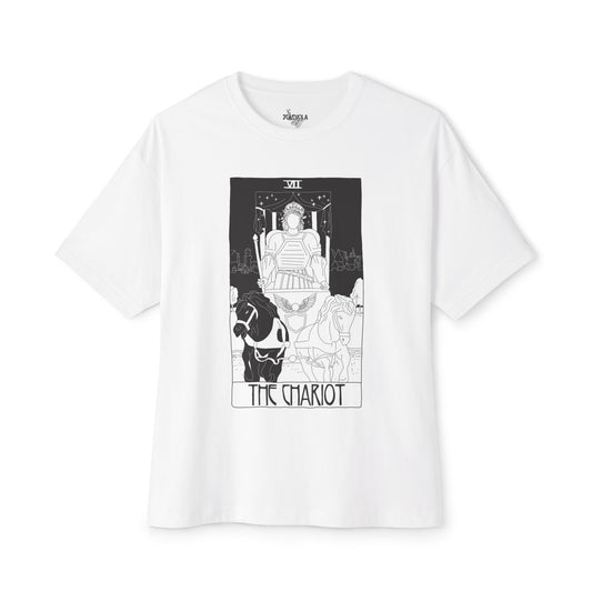 Unisex Oversized Boxy Tee 'The Chariot' Tarot Card