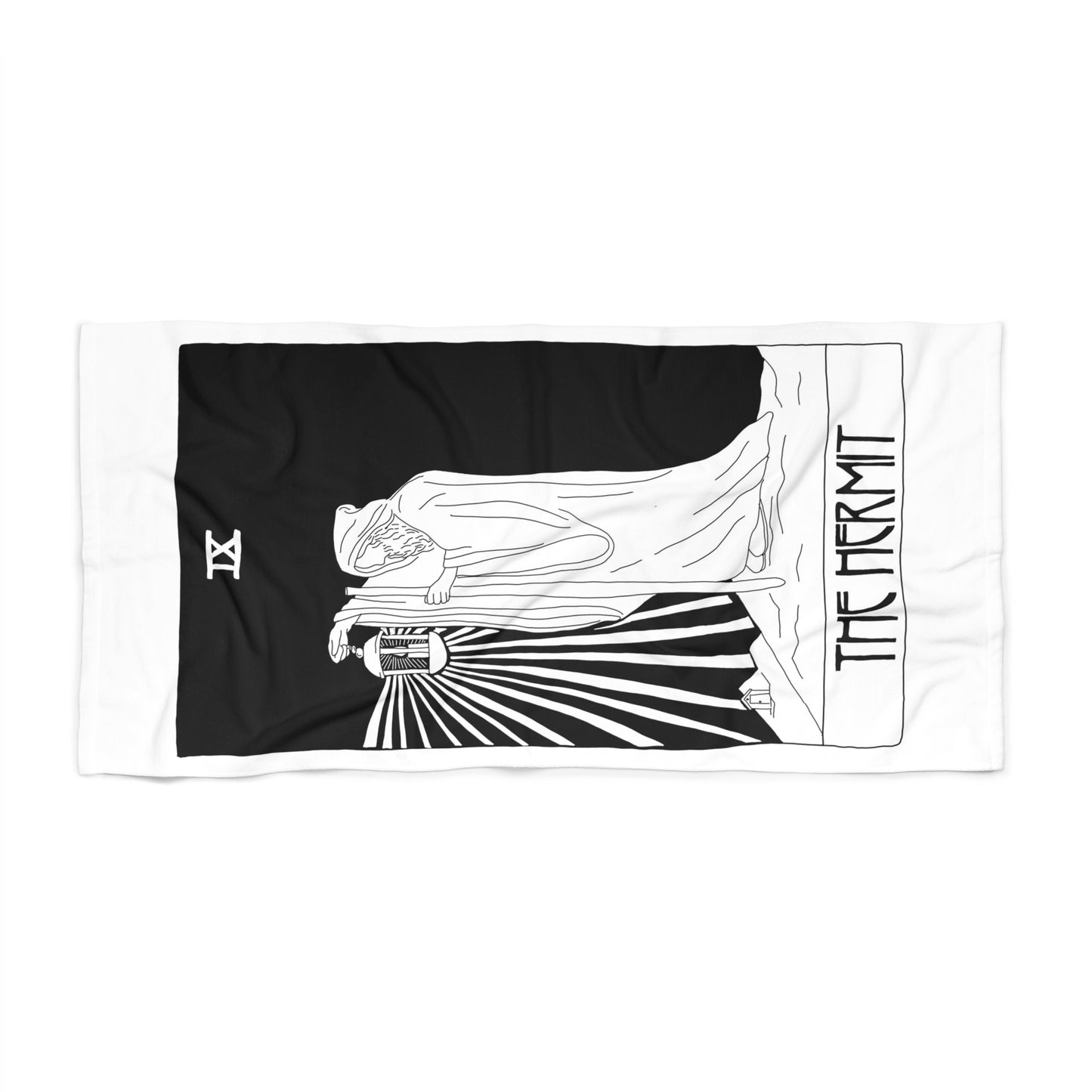 Beach Towel 'The Hermit' Tarot Card