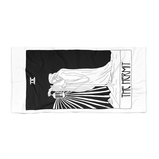 Beach Towel 'The Hermit' Tarot Card