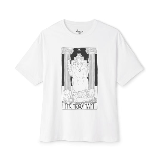 Unisex Oversized Boxy Tee 'The Hierophant' Tarot Card